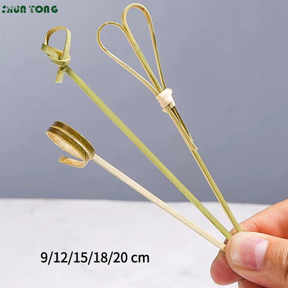 Knotted Bamboo Picks Skewers
